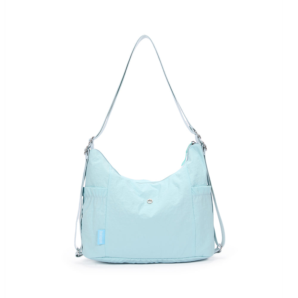 【Durlapue】Nylon waterproof solid color simple large capacity shoulder bag fashionable casual versatile crossbody bag