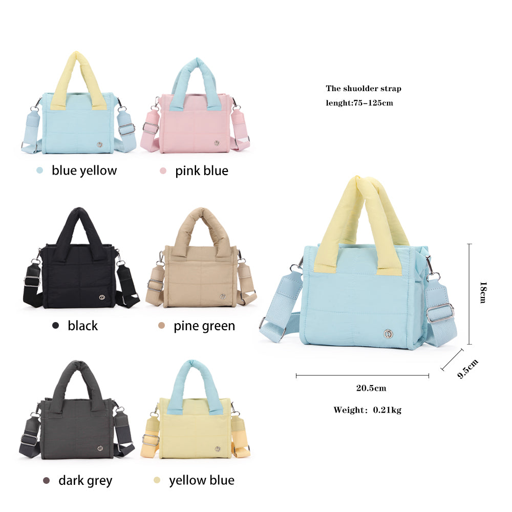【Durlapue】Soft nylon shoulder bag – stylish, versatile, and portable handbag