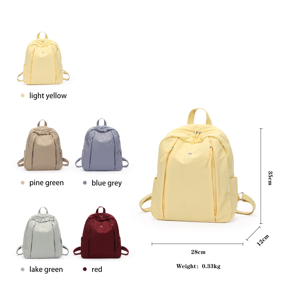 (Durapue) nylon material, fashionable men's and women's backpack, simple and lightweight school bag,