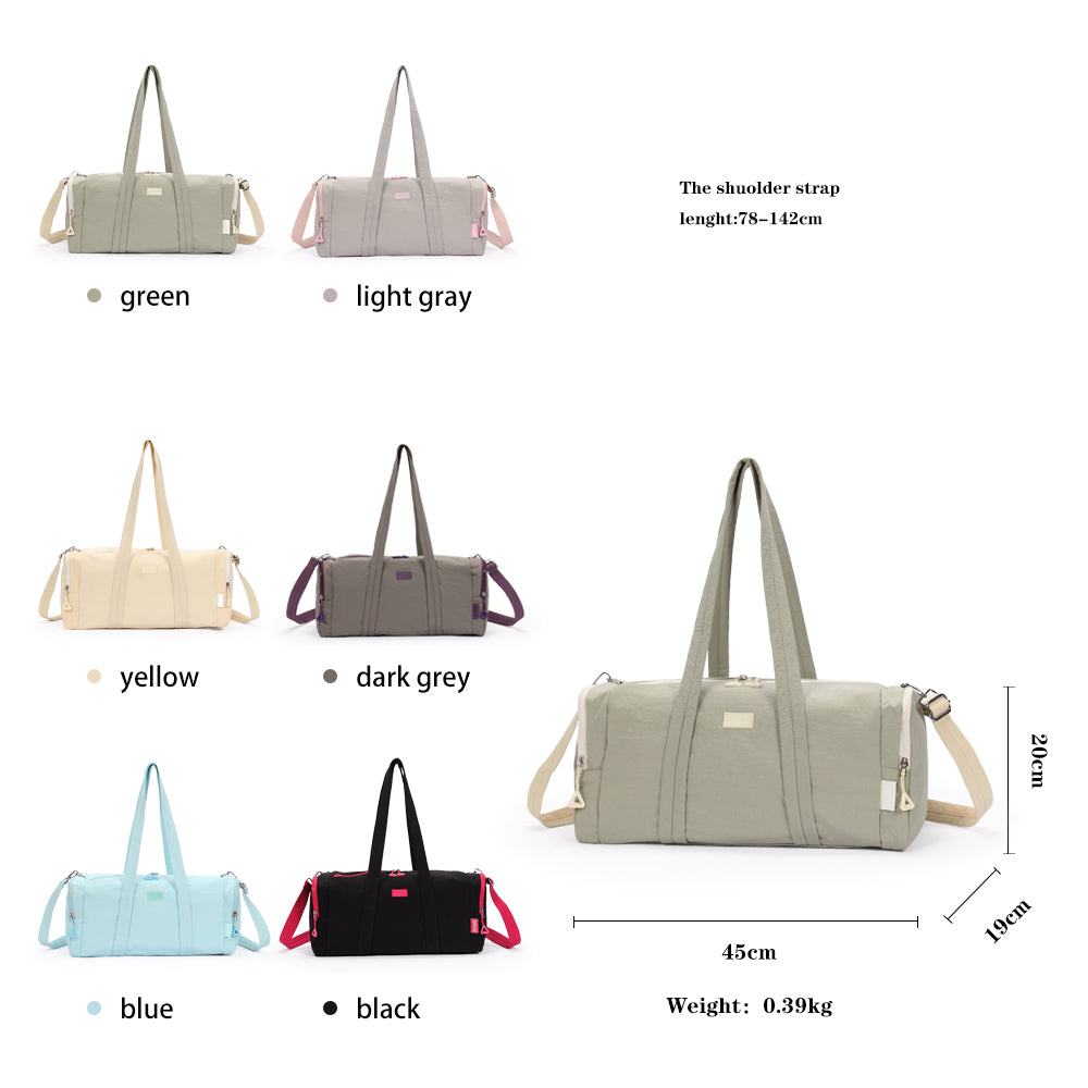 【Durlapue】Large capacity high-end fashion shoulder bag Nylon waterproof simple crossbody bag