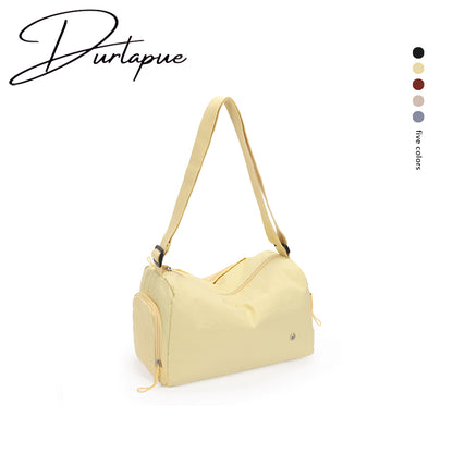 (Durlapue) Nylon material stylish solid color shoulder bag, simple crossbody bag