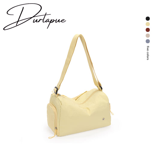 (Durlapue) Nylon material stylish solid color shoulder bag, simple crossbody bag