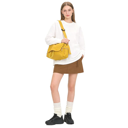 【Durlapue】Everyday Multi-Pocket Nylon Crossbody Purse
