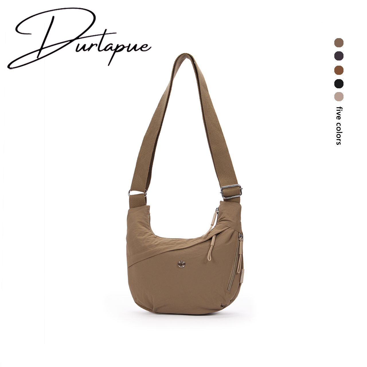 【Durlapue】Simple and versatile crossbody bag for commuting and everyday use