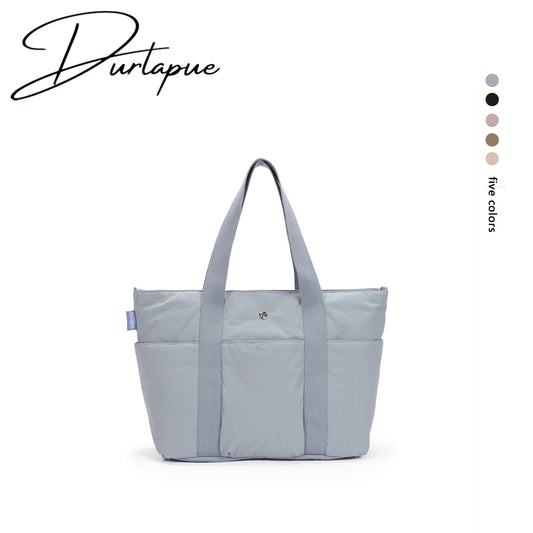 (Durlapue) nylon material solid color computer bag casual crossbody tote bag