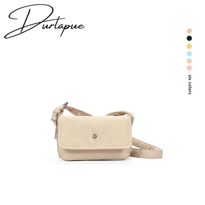 (Durlapue) nylon material fashionable design solid color shoulder bag, simple crossbody bag