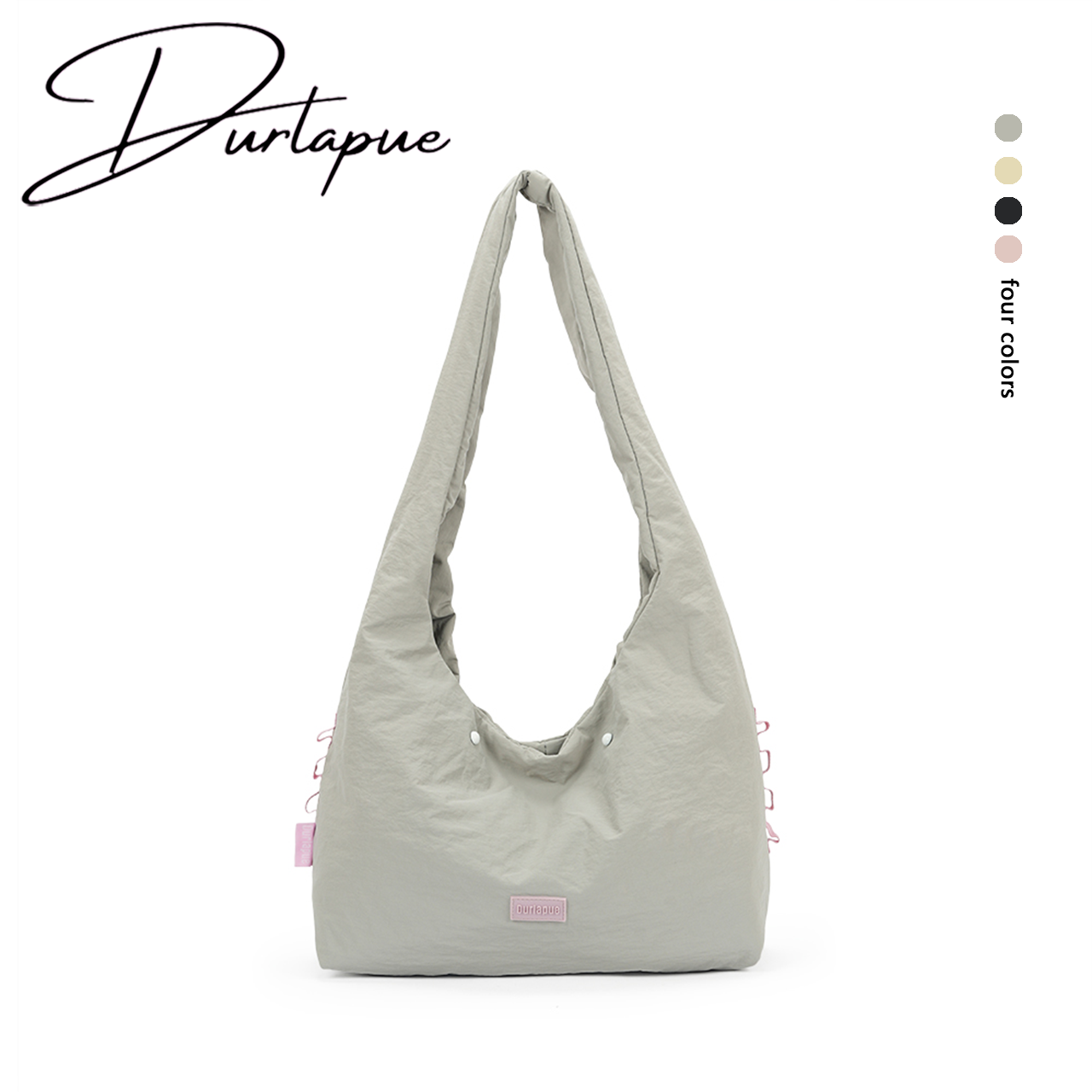 【Durlapue】Casual shoulder bag handbag, simple everyday bag   Can accommodate an 11-inch tablet