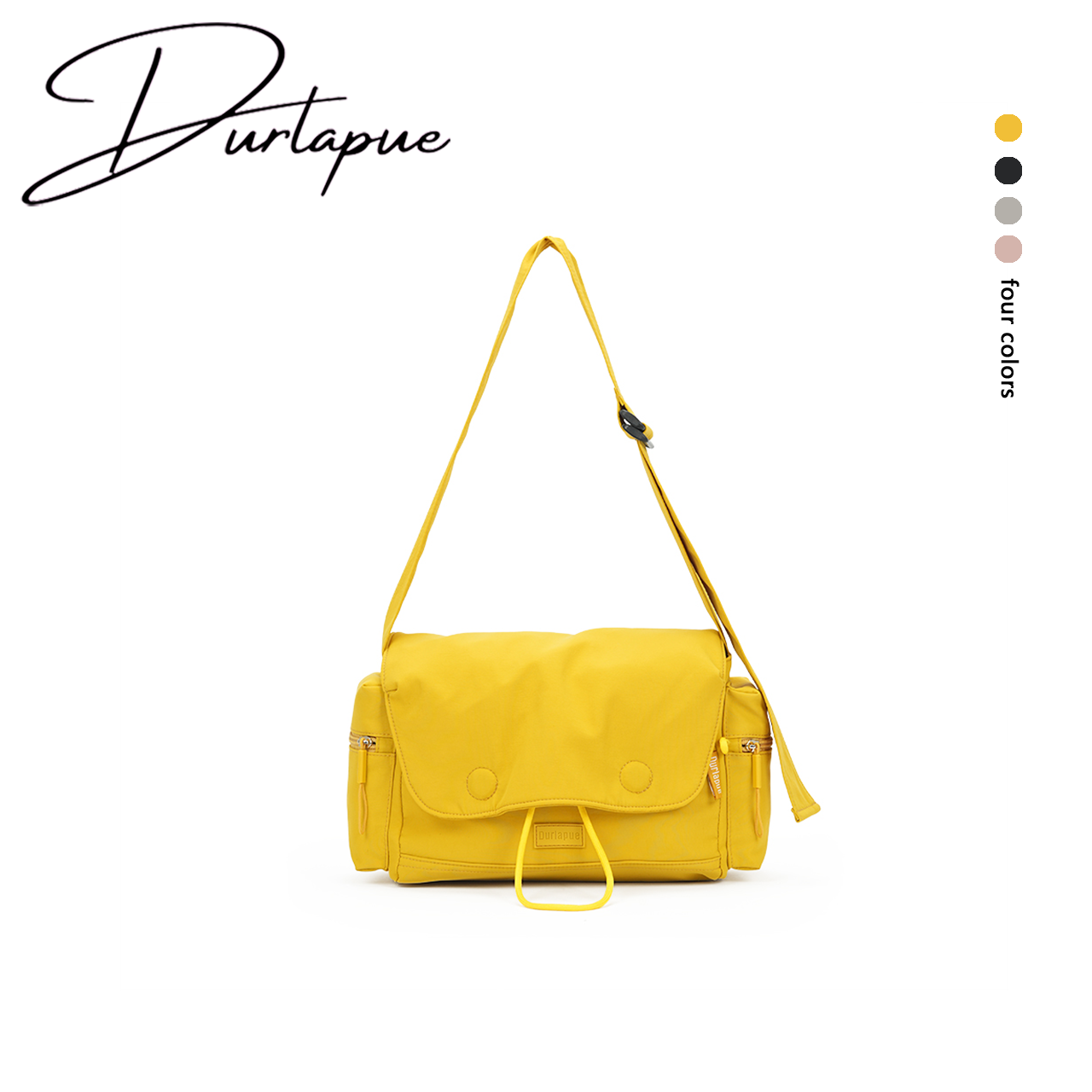 【Durlapue】Everyday Multi-Pocket Nylon Crossbody Purse