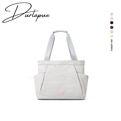 【Durlapue】Minimalist Nylon Shoulder Bag Multi-Use Daily Tote for Travel & Errands