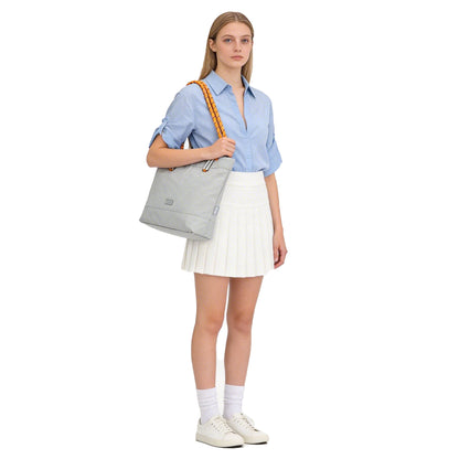 【Durlapue】Cute and simple canvas bag, large capacity shoulder bag