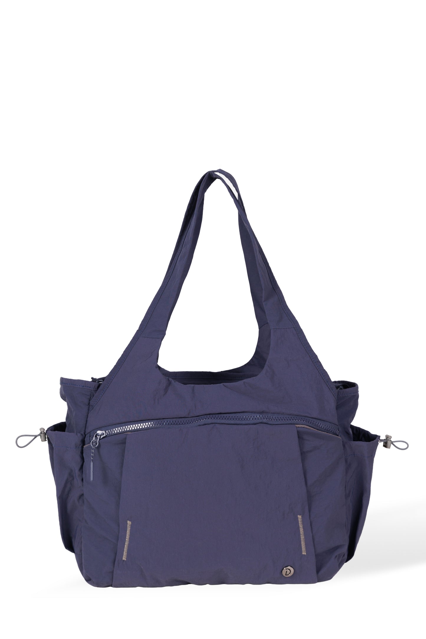 【Durlapue】Large Capacity Nylon Tote Bag Multi Pockets Casual Work Travel Handbag