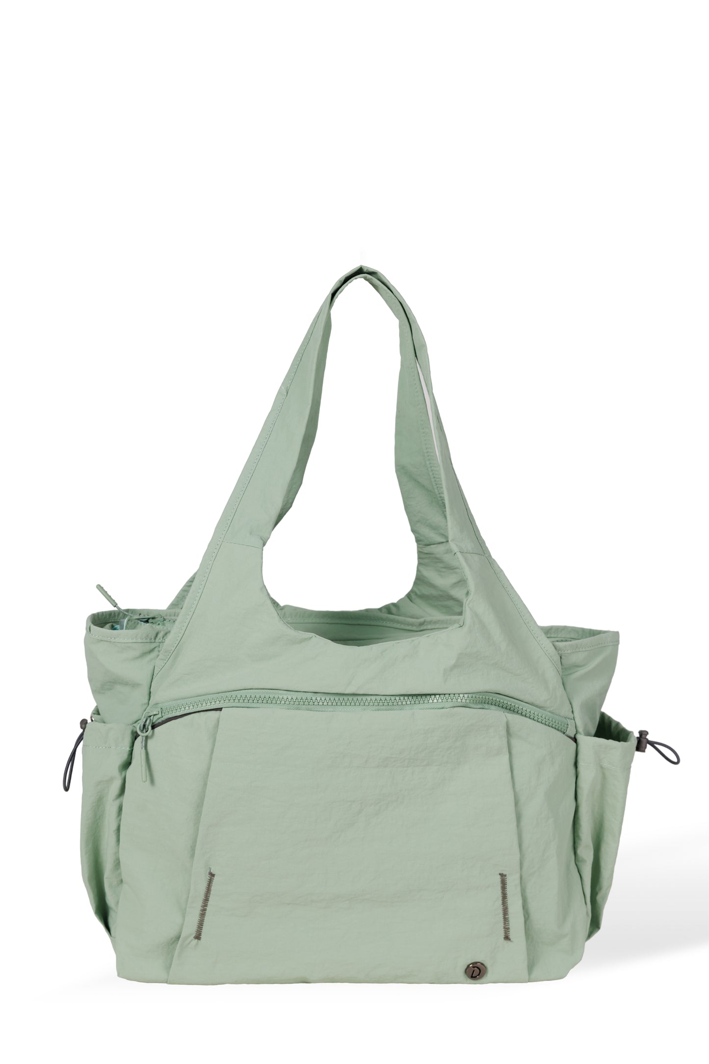【Durlapue】Large Capacity Nylon Tote Bag Multi Pockets Casual Work Travel Handbag