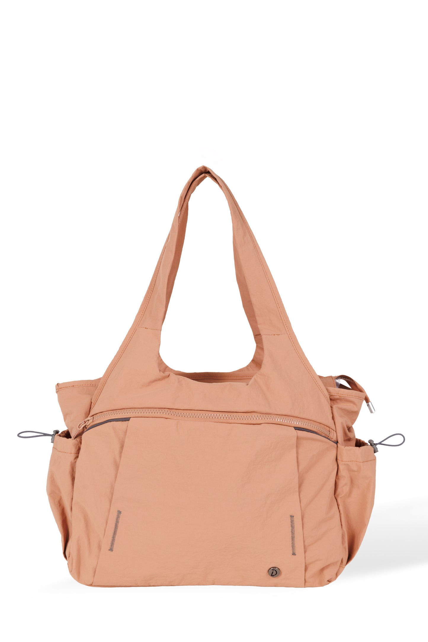 【Durlapue】Large Capacity Nylon Tote Bag Multi Pockets Casual Work Travel Handbag