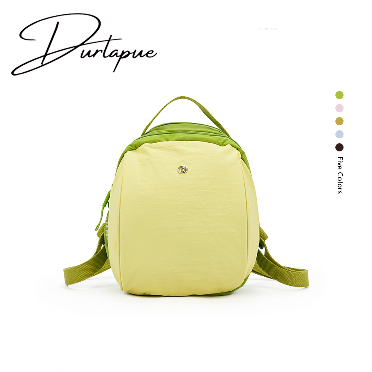 【Durlapue】Stylish and cute zipper design large capacity backpack