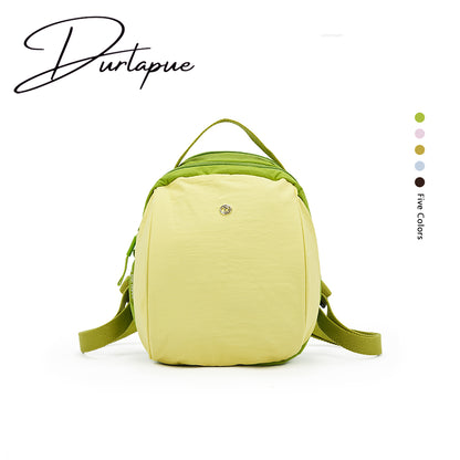 【Durlapue】Stylish and cute backpack with zipper design and large capacity; can hold an 11-inch iPad.