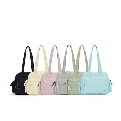 【Durlapue】Large-capacity sports tote bag with multiple pockets; can hold an 11-inch iPad.