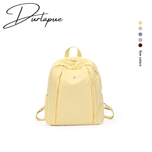 (Durapue) nylon material, fashionable men's and women's backpack, simple and lightweight school bag,