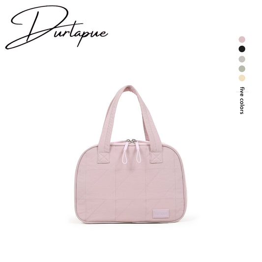 (Durlapue) nylon material, stylish solid color handbag, lightweight school bag
