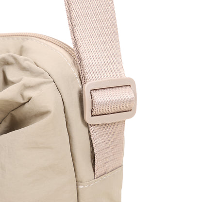 (Durlapue) nylon material, lightweight small crossbody bag, fashionable drawstring shoulder bag