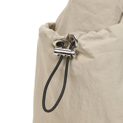 (Durlapue) Stylish unisex shoulder bag made of nylon, solid color underarm bag, can accommodate an 11-inch iPad.