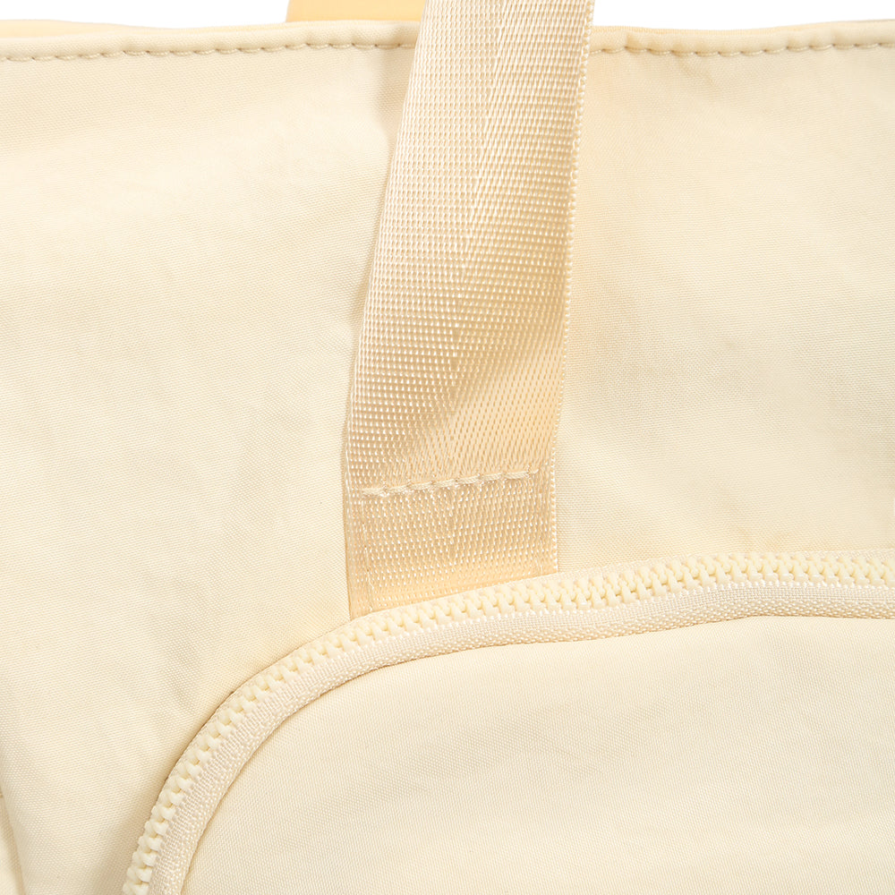 【Durlapue】Nylon solid color tote bag large capacity laptop bag for men and women