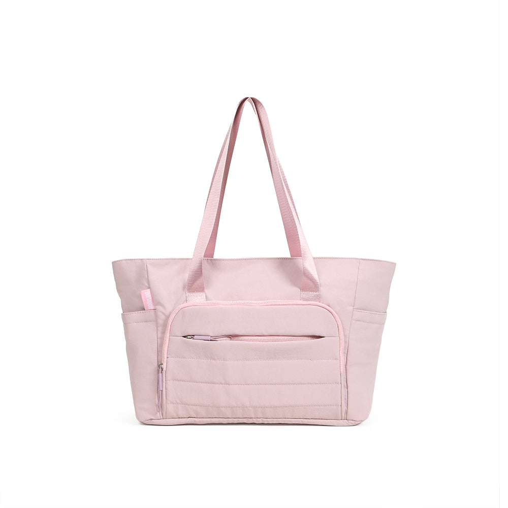 【Durlapue】Nylon solid color tote bag large capacity laptop bag for men and women