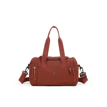 【Durlapue】Nylon waterproof large capacity gym messenger bag stylish simple portable handbag
