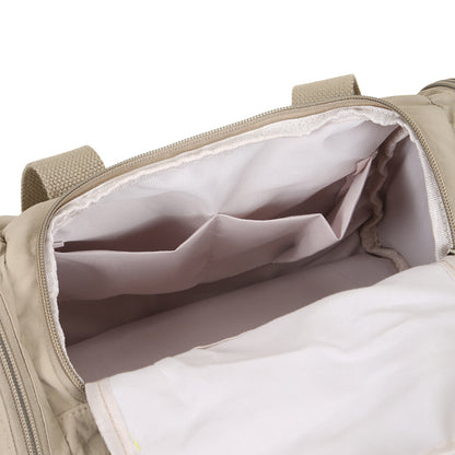【Durlapue】Nylon waterproof large capacity gym messenger bag stylish simple portable handbag