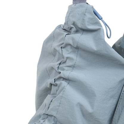 【Durlapue】Drawstring design, pleated, large capacity shoulder bag/crossbody bag