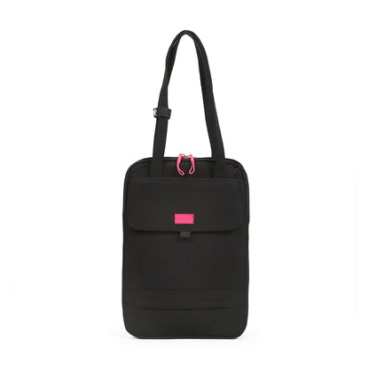 【Durlapue】Simple and stylish iPad protective bag: Fashionable solid color nylon shoulder bag