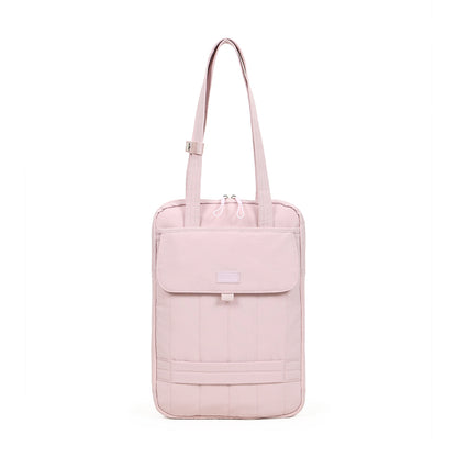 【Durlapue】Simple and stylish iPad protective bag: Fashionable solid color nylon shoulder bag