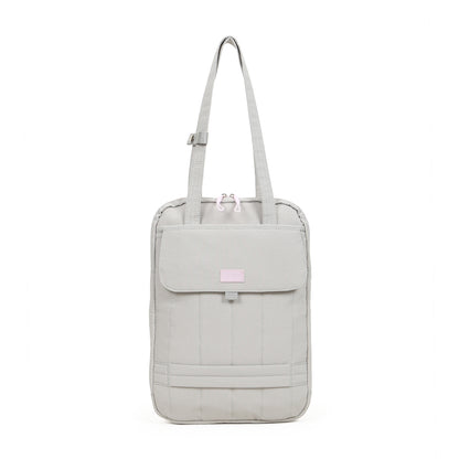 【Durlapue】Simple and stylish iPad protective bag: Fashionable solid color nylon shoulder bag