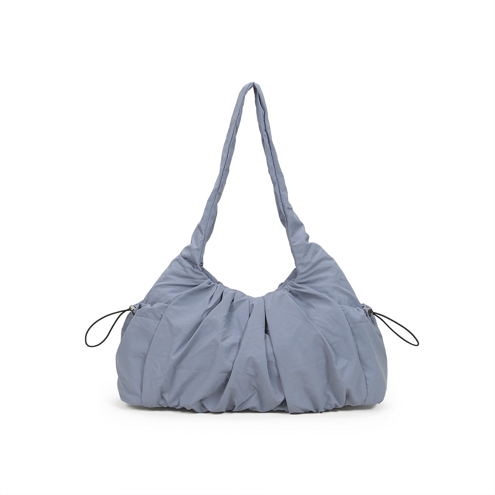 (Durlapue) Stylish unisex shoulder bag made of nylon, solid color underarm bag, can accommodate an 11-inch iPad.