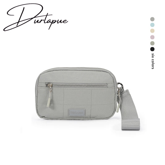 【Durlapue】Stylish and minimalist nylon wristlet phone wallet and travel organizer bag