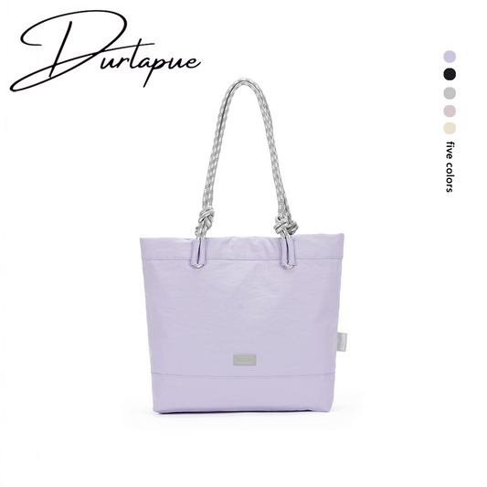 【Durlapue】Cute and simple canvas bag, large capacity shoulder bag