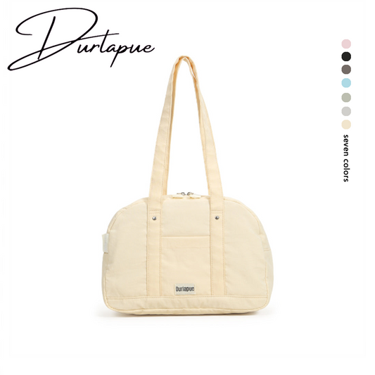【Durlapue】Waterproof  large-capacity  minimalist handbag; commuter shoulder bag; can hold an 11-inch iPad