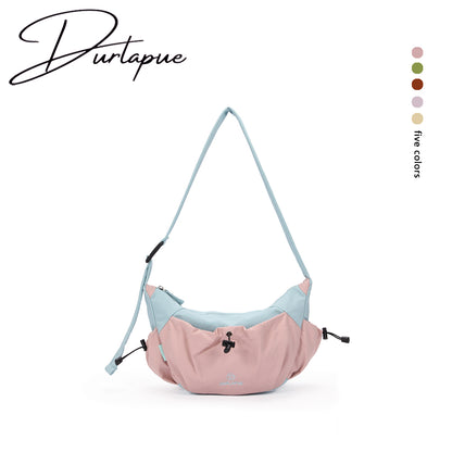 【Durlapue】Large capacity nylon casual messenger bag waterproof casual commuter shoulder bag