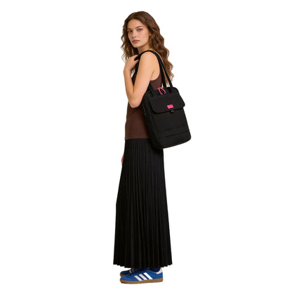 【Durlapue】Simple and stylish iPad protective bag: Fashionable solid color nylon shoulder bag