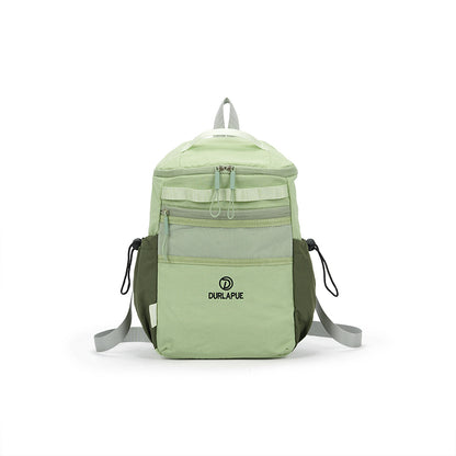 【Durlapue】Lightweight nylon backpack, can hold essentials. Small 11-inch device, casual school or travel backpack.