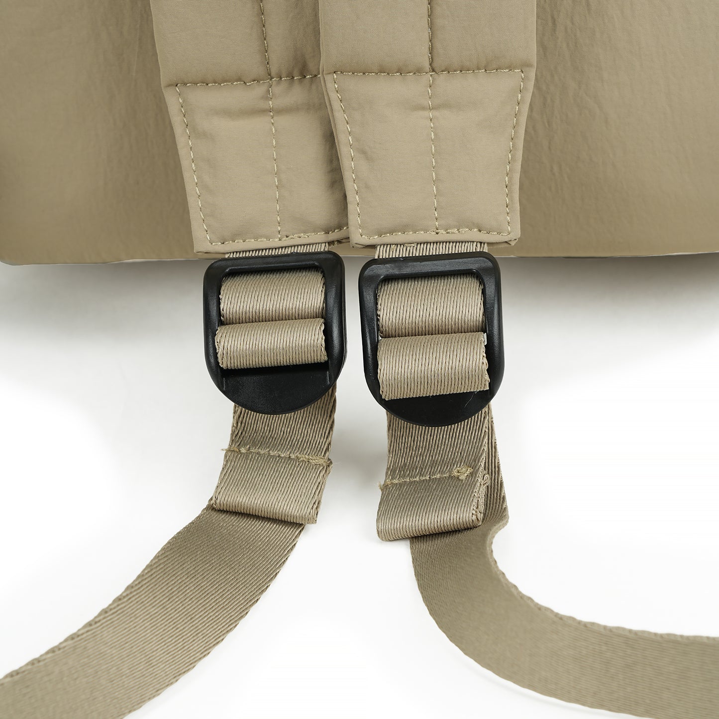 【Durlapue】Lightweight Flap Drawstring Backpack Multi Pocket Water Resistant Nylon Daypack For Travel Work