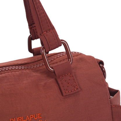 （Durlapue）Nylon material, solid color daily handbag for men and women, lightweight and versatile crossbody bag