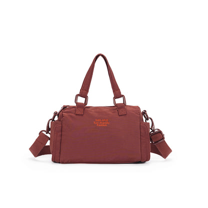 （Durlapue）Nylon material, solid color daily handbag for men and women, lightweight and versatile crossbody bag