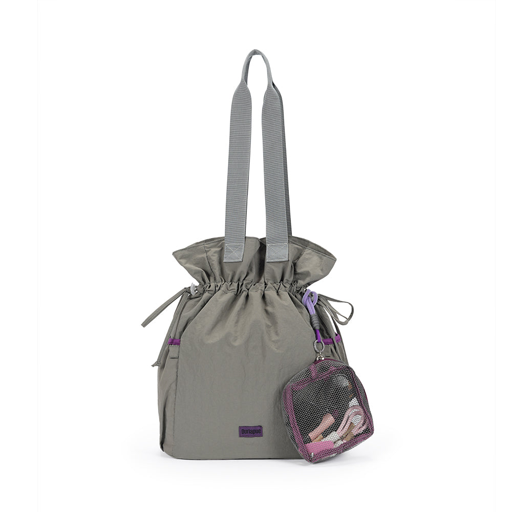 【Durlapue】Nylon Lightweight Casual Design Handbag Fashion Trend Shoulder Bag with Pendant