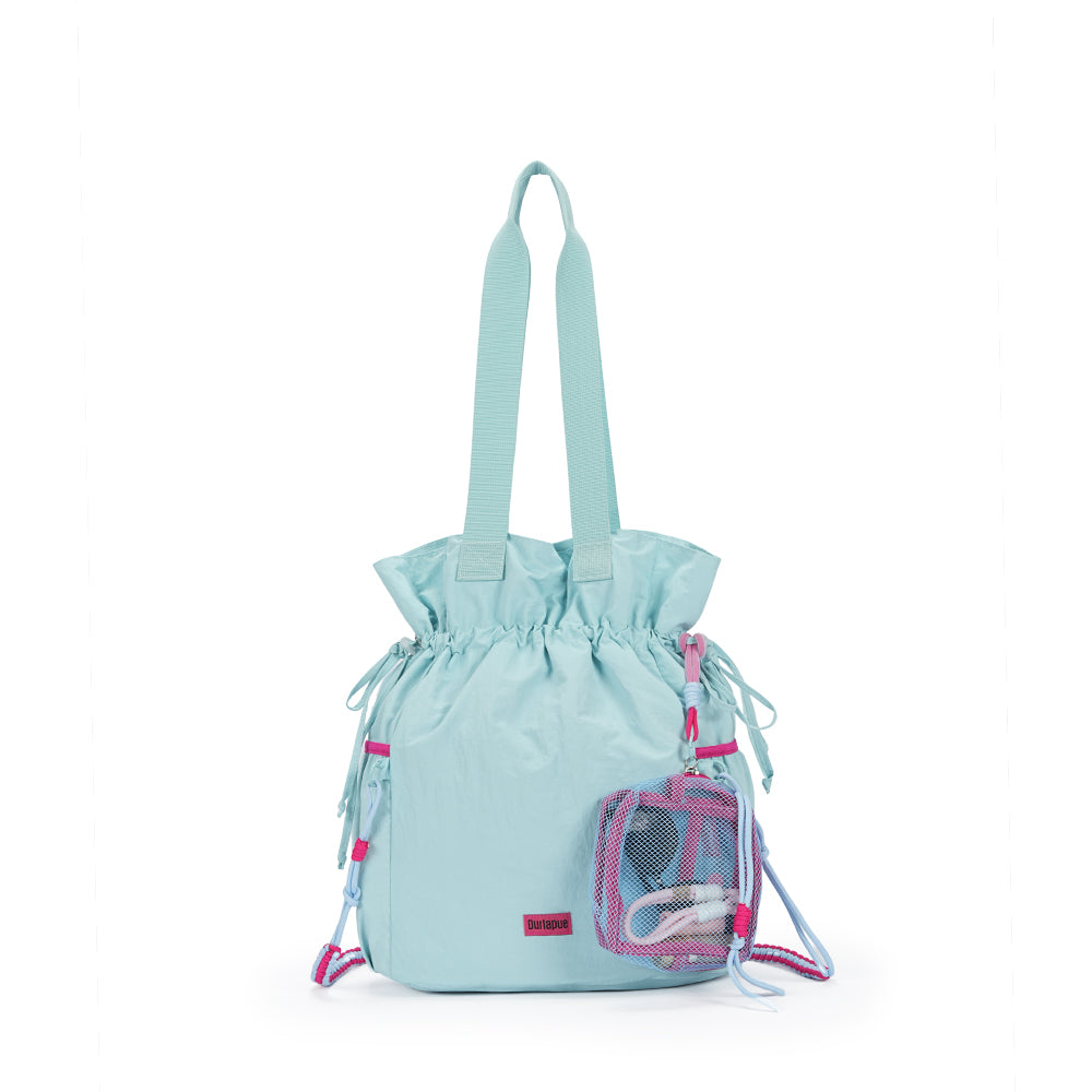 【Durlapue】Nylon Lightweight Casual Design Handbag Fashion Trend Shoulder Bag with Pendant