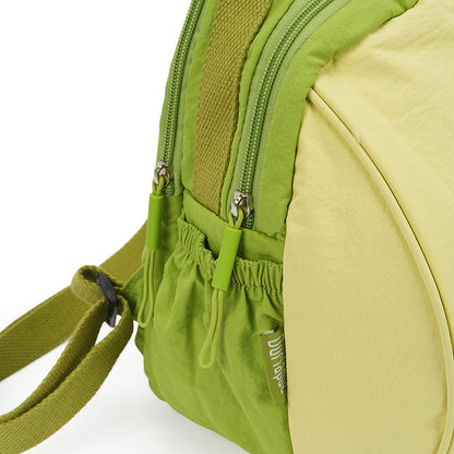 【Durlapue】Stylish and cute backpack with zipper design and large capacity; can hold an 11-inch iPad.