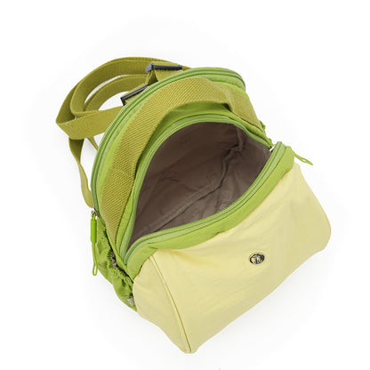 【Durlapue】Stylish and cute backpack with zipper design and large capacity; can hold an 11-inch iPad.