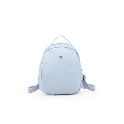 【Durlapue】Stylish and cute backpack with zipper design and large capacity; can hold an 11-inch iPad.