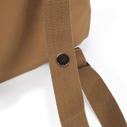 (Durlapue) nylon material, simple solid color computer bag, fashionable single and double backpack