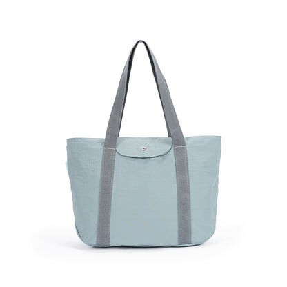 (Durlapue) nylon material, simple solid color computer bag, fashionable single and double backpack
