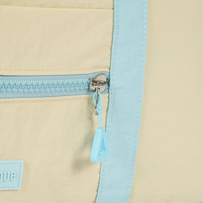 【Durlapue】Color-blocked minimalist large-capacity crossbody/handbag can hold a 15-inch laptop.
